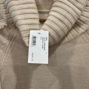 Brochu Walker Beige Ribbed Knit Sweater